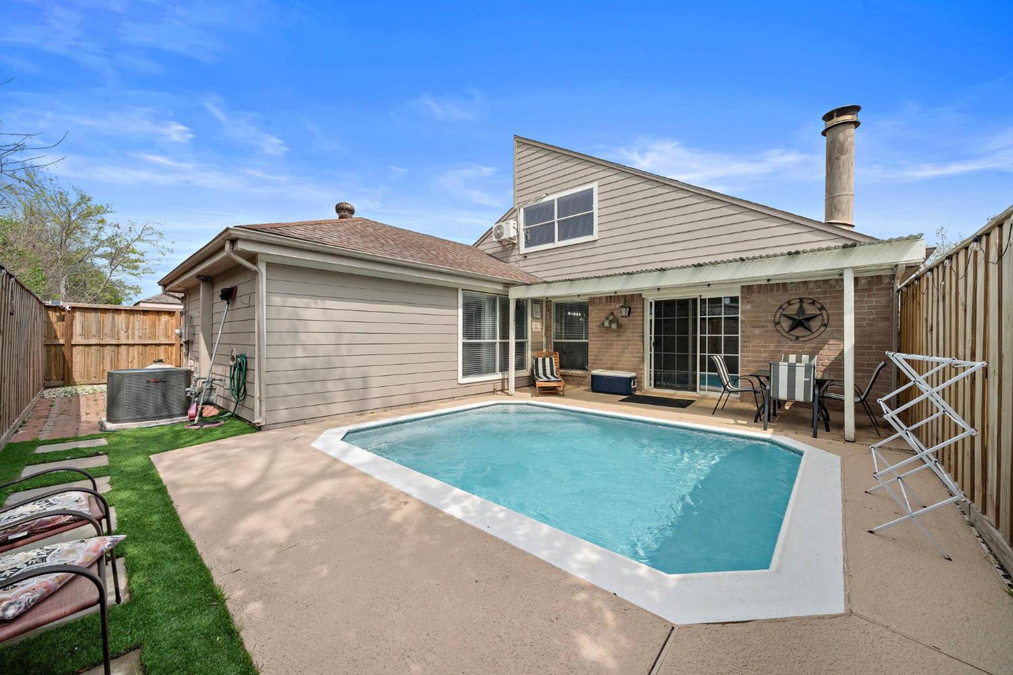 Houston Pool Getaway Games Parking Wifi Pet Villa Dış mekan fotoğraf